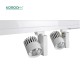 Blanco Módulo de Raíl de Cuatro Hilos L0115B para Lámpara Lineal LED MLL002-A -KOSOOM-Accesorios