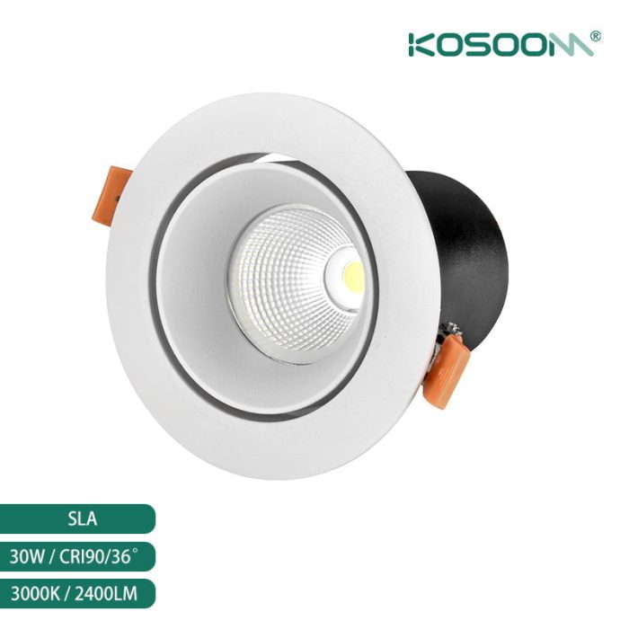 Foco Empotrable LED sin Deslumbramiento de 40 W con Baja Emisión de Calor SLA Kosoom-Focos LED-Estándar Downlights