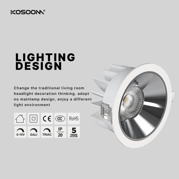 SLWF20050 Discover 10W-50W 2700K-5000K 650lm-4800lm Downlights LED personalizables SLWF - KOSOOM-Downlight LED