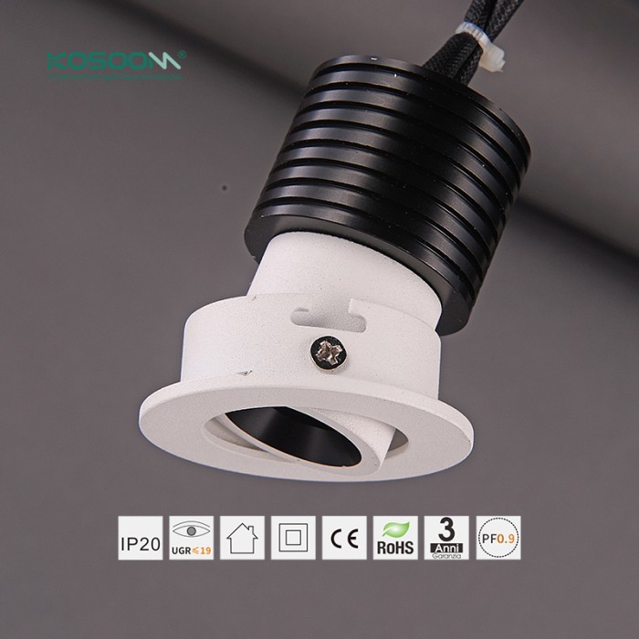 Foco LED Spotlight Empotrable 7W Blanco 570lm CSL002-A-C0202 Kosoom-Focos LED