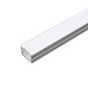 Perfil de Aluminio Empotrado sin Marco con Tapa para Tiras LED Versátil para Diversas Necesidades de Iluminación - SP11 STL003 Kosoom-Perfil