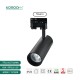 Spotlight Track Lighting Foco Iluminación LED en Riel Negro 4000K 15W 1330LM Ángulo de haz 55˚ TRL010-T1004N- Kosoom-Focos de Carril