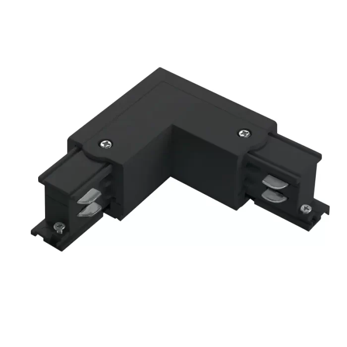 Conector en L Esquina para Alimentación de Foco de Carril Negro Izquierda TRA001-AL01SN Kosoom-Accesorios--AL01SN