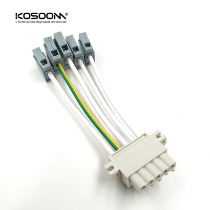 Conector de Alimentación de Cinco Hilos Accesorios-SL990-PCX5 Kosoom-Fuente Alimentación LED