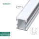 Perfil de Aluminio Enterrado para Tiras LED de Gran Capacidad para Grandes Espacios 2M - SP17 STL003 Kosoom-Perfil